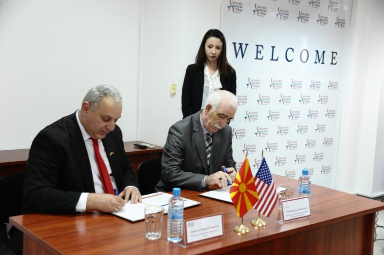 Agreement of Academic Cooperation signed with Institute of Certified Auditors of the Republic of Macedonia