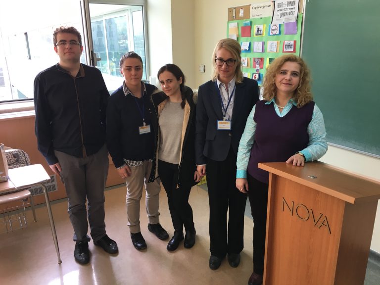 Visit to International School NOVA in Skopje