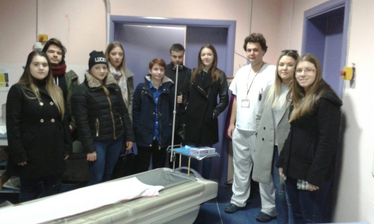 UACS SPS students visited premises of the University hospital St Naum Ohridski