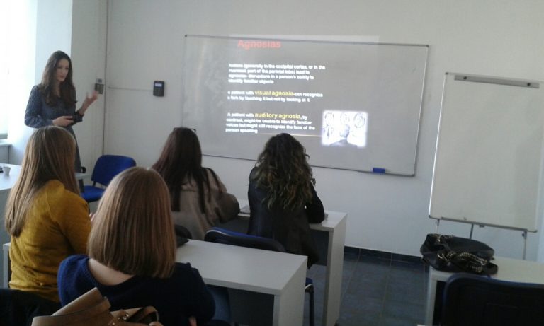Guest lecturer from the Medical Faculty in Skopje held a lecture at UACS SPS