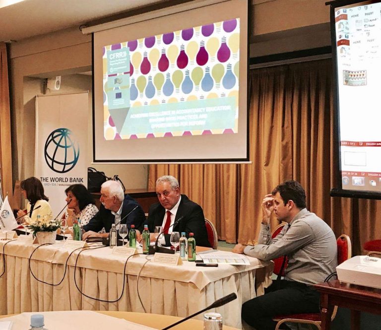 Ректорот на УАКС учествуваше во работилницата за реформи во сметководственото образование организирана од Светската банка во Скопје