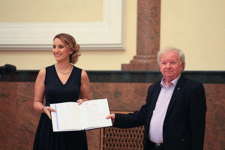 Asst. Prof. Dr. Venera Krliu Handjiski honored with the ‘Mother Theresa’ Award for 2017