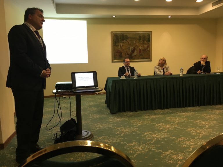 Prof. Dr. Zoran Shapurikj presented a research paper at the 1st International Conference towards Sustainable Development