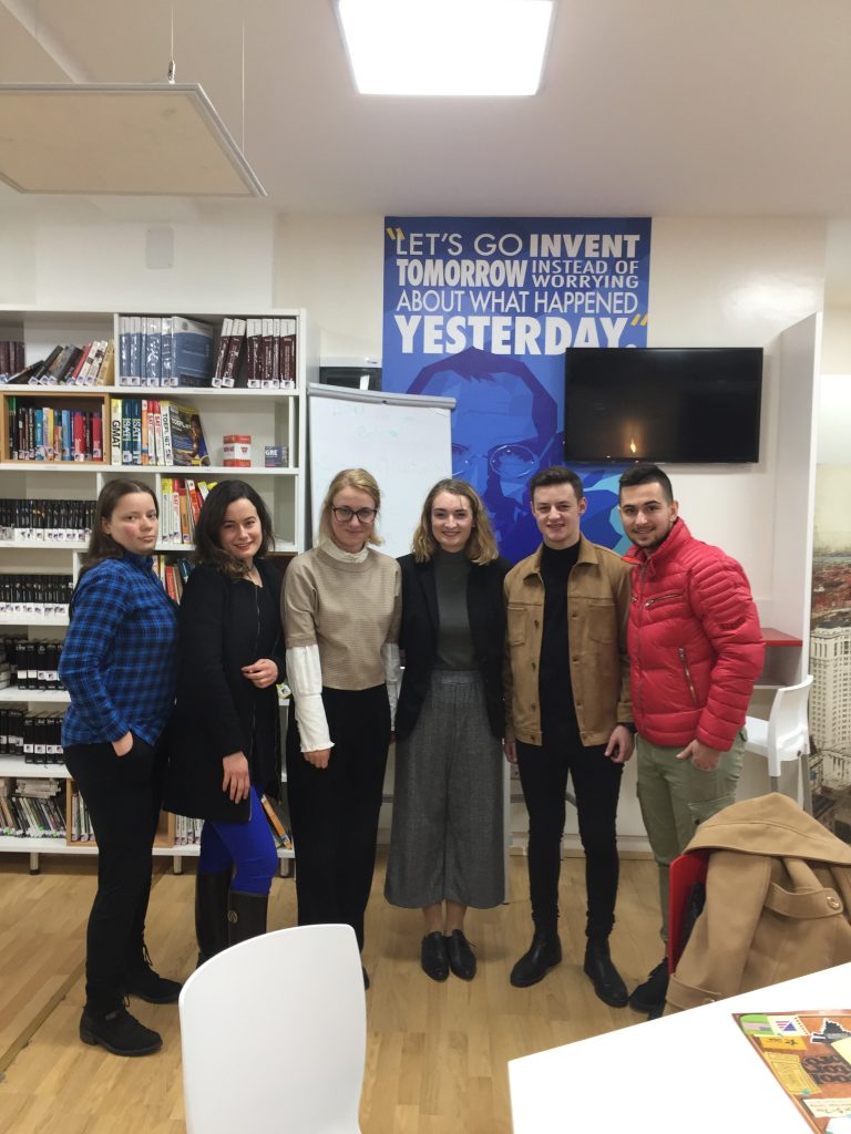UACS Foreign Language students visit American Corner Skopje