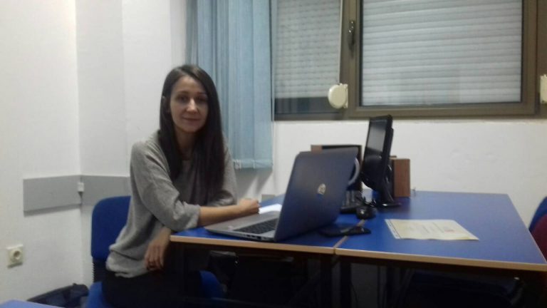 Г-ѓа Тања Јакимовска како гостин-предавач на катедрата по психологија на УАКС