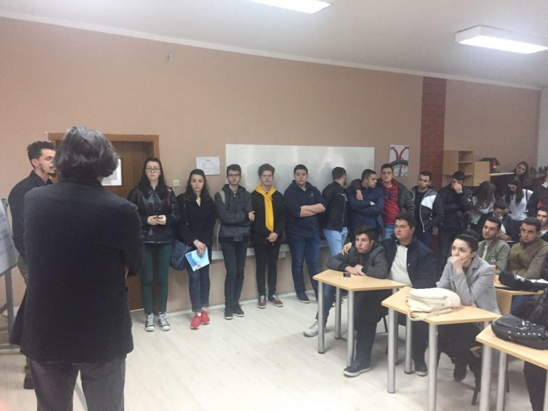 UACS participated in the Open Days of Zdravko Cvetkovski and Georgi Dimitrov State High Schools in Skopje