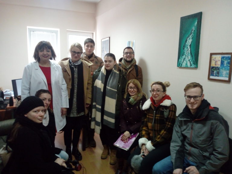 UACS students visit Clinic of Neurology as a part of Neurolinguistics course