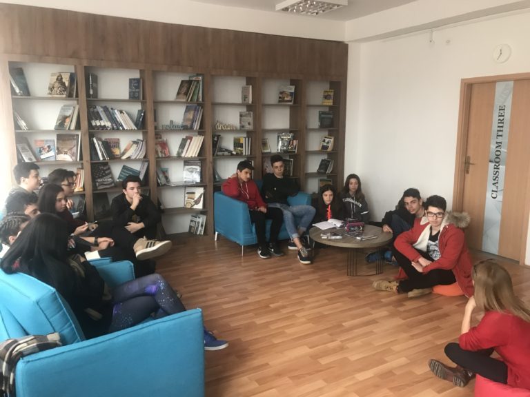English Language Students’ Visit to the American High School Skopje