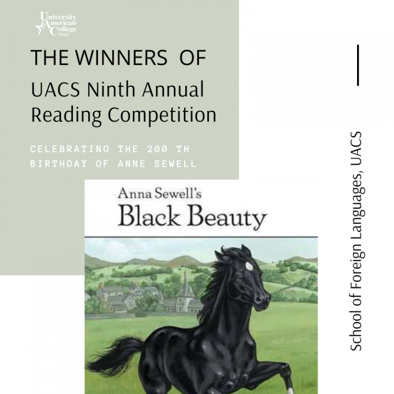 The winners of UACS Ninth Annual Reading Competition 2020