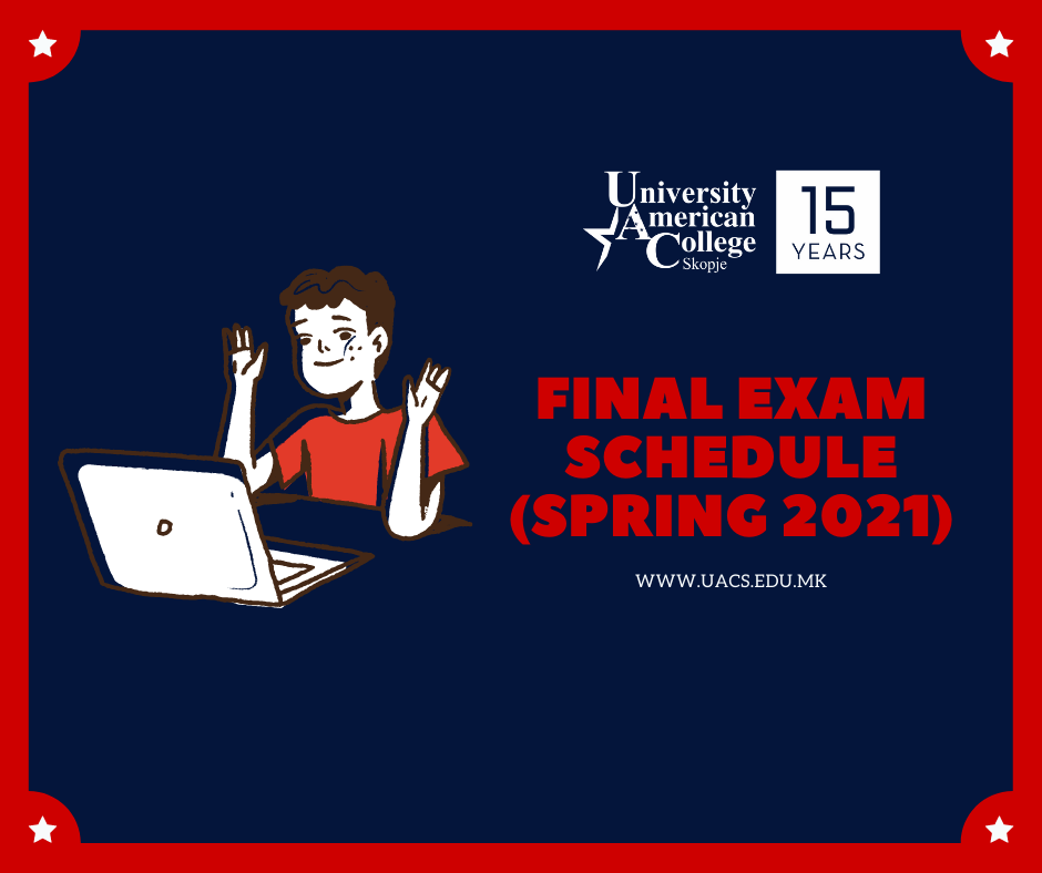 Final Exam SCHEDULE (Spring 2021) | UACS