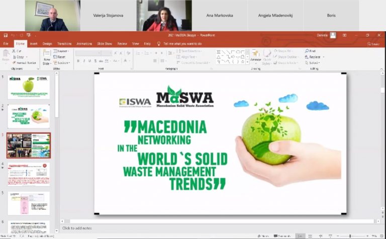 Daniela Nelepa, MSc, President of the Macedonian Solid Waste Association (MASWA), was a guest lecturer at UACS
