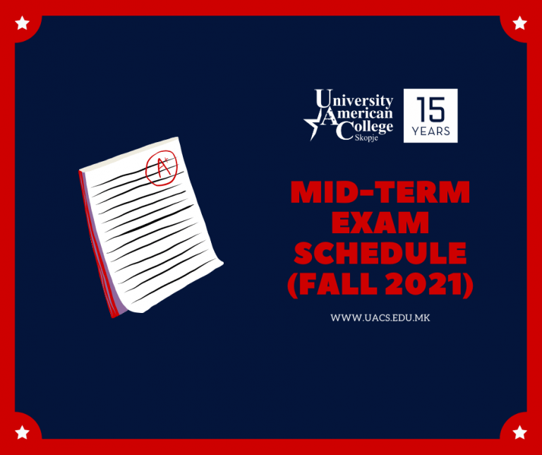 Mid-Term Exam SCHEDULE (Fall 2021)