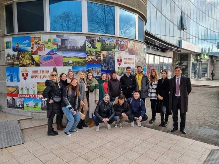 SBEM students visit the Municipality of Aerodrom
