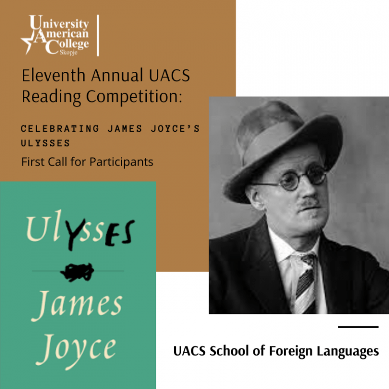 Eleventh Annual UACS Reading Competition: Celebrating James Joyce’s Ulysses