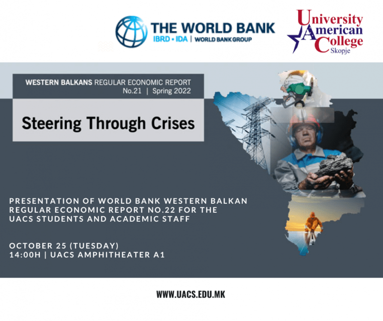 Presentation of the World Bank Western Balkan Regular Economic Report