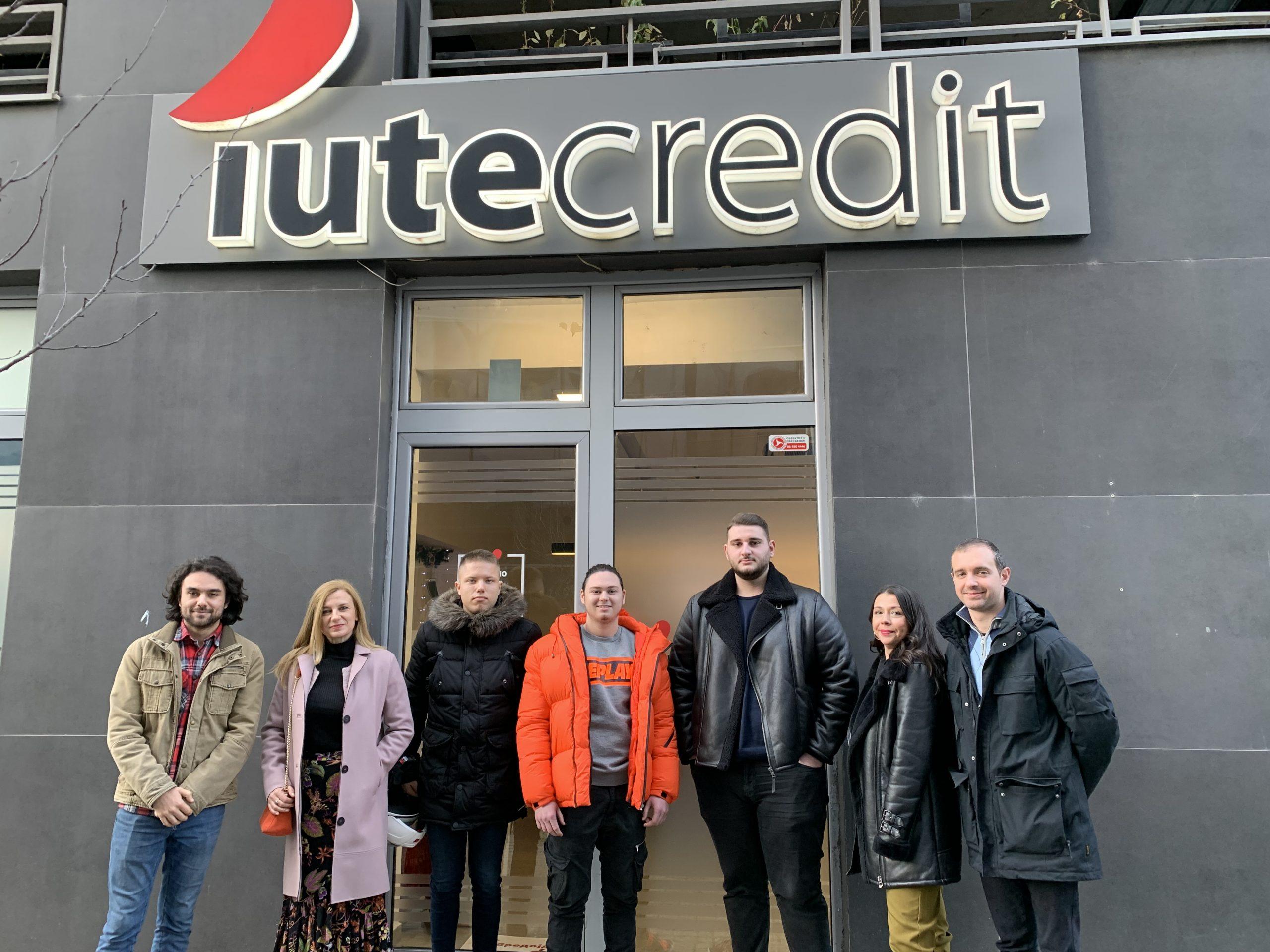 Студентите на УАКС во посета на компанијата Iute Credit Macedonia