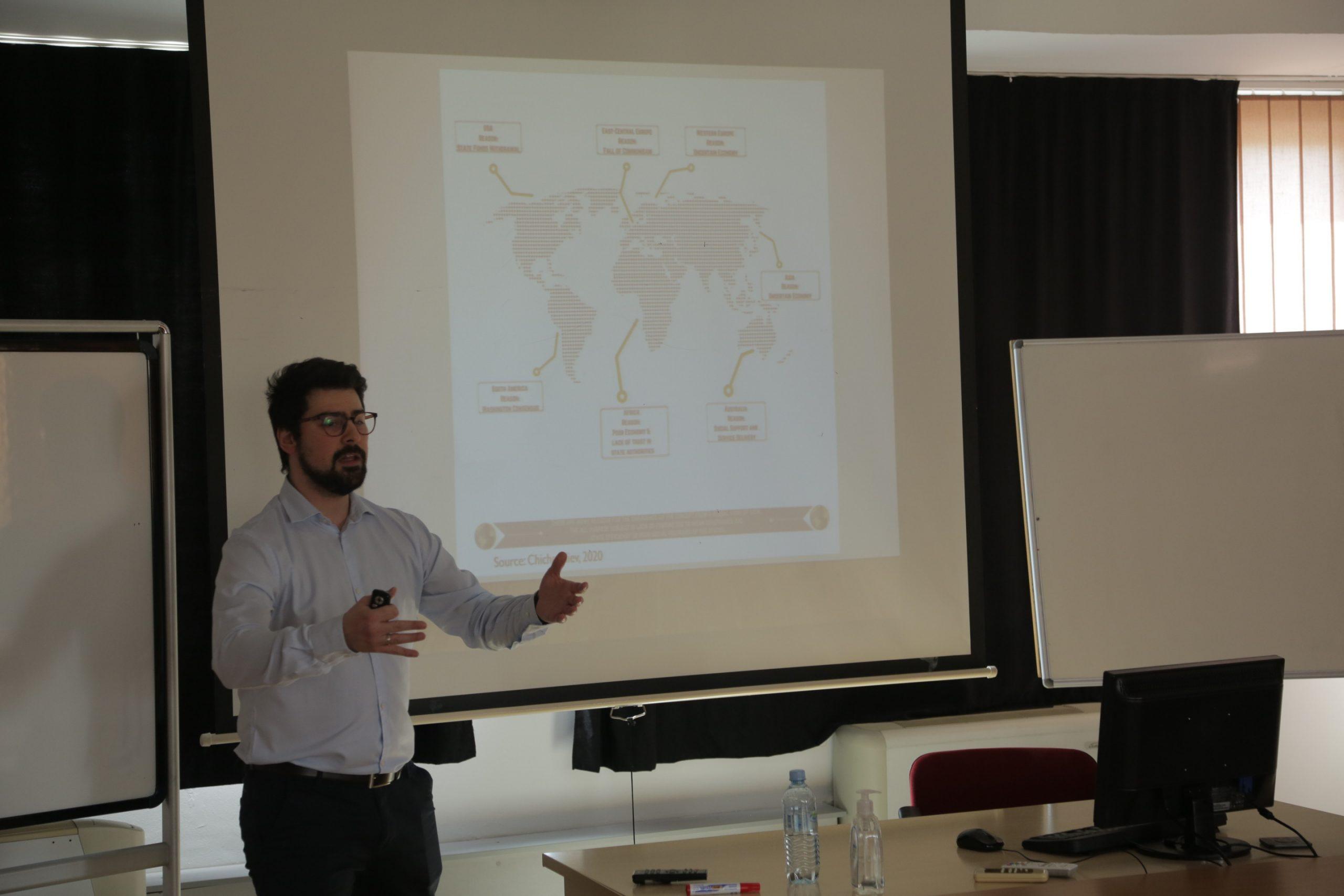 Lecture on “Social entrepreneurship”, by Stefan Chichevaliev Ph.D.