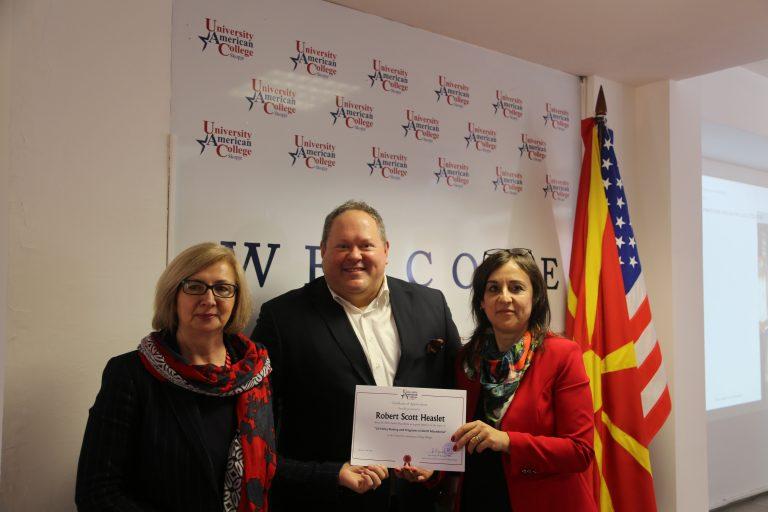 UACS Talks: US Public Policy Making and NDI Programs in North Macedonia