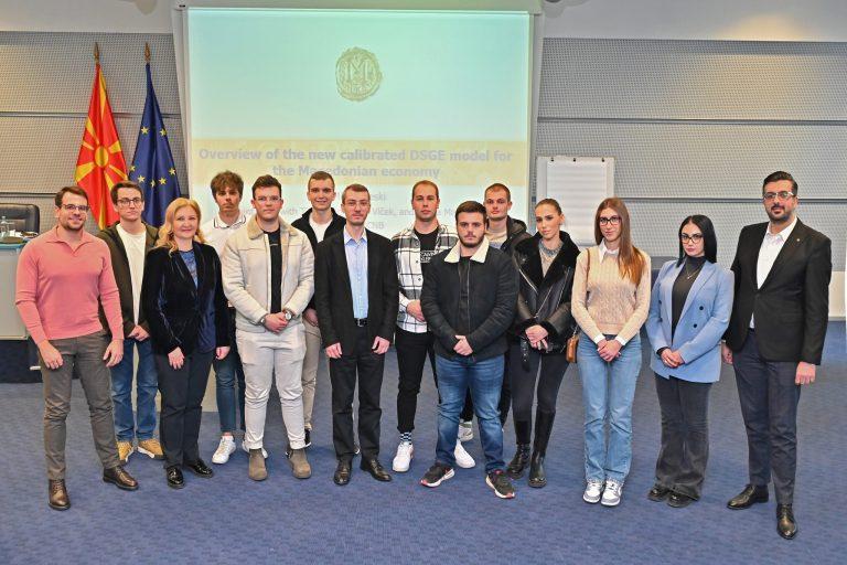 Lecture in Monetary Economics from the UACS School of Business at the National Bank of the Republic of North Macedonia