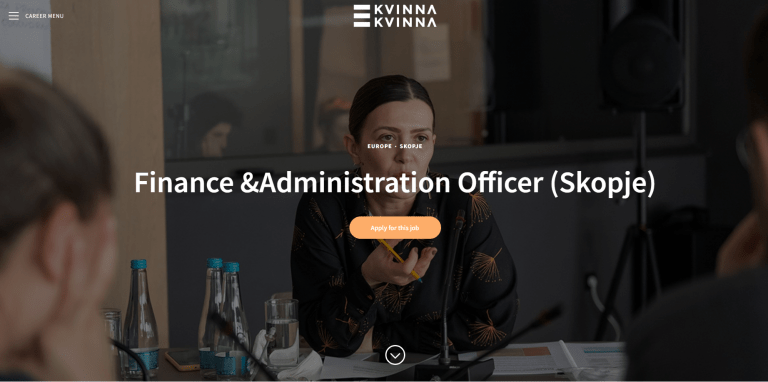 Finance & Administration Officer at Kvina Til Kvina (Skopje)