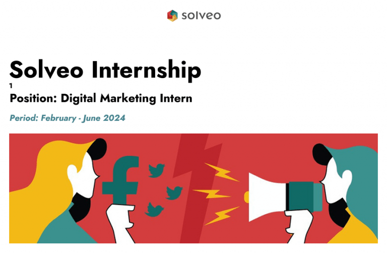 Solveo Internship is looking for a Digital Marketing Intern