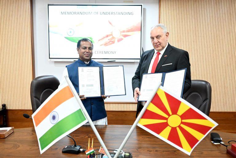 Signed Memorandum of Understanding between University American College Skopje and Kristu Jayanti College Autonomous