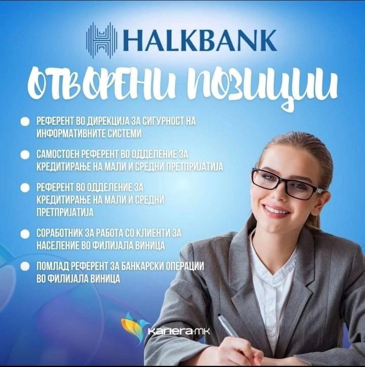 Open internship position at HalkBank