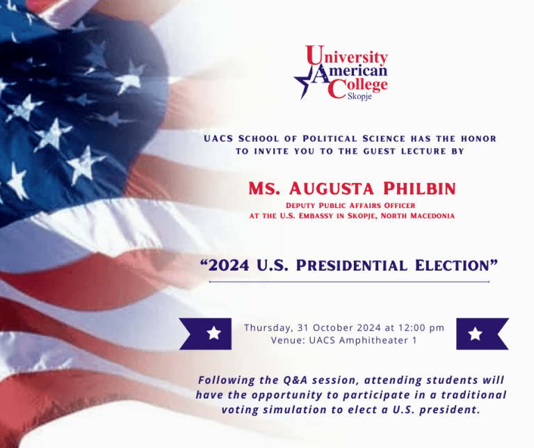 USA Elections 2024 – Guest Speaker & Simulation