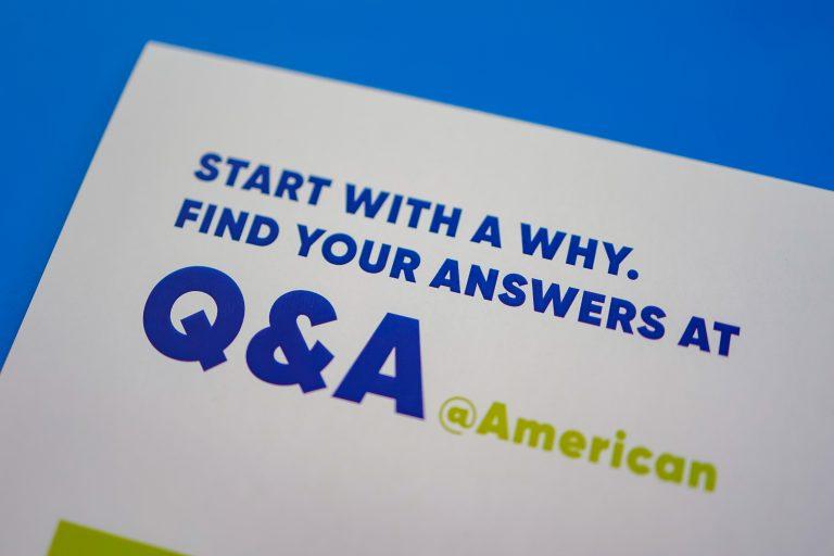 Q&A @American – a resounding success!